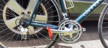 Cannondale right side bike campy rear deraileaur and crank.jpg